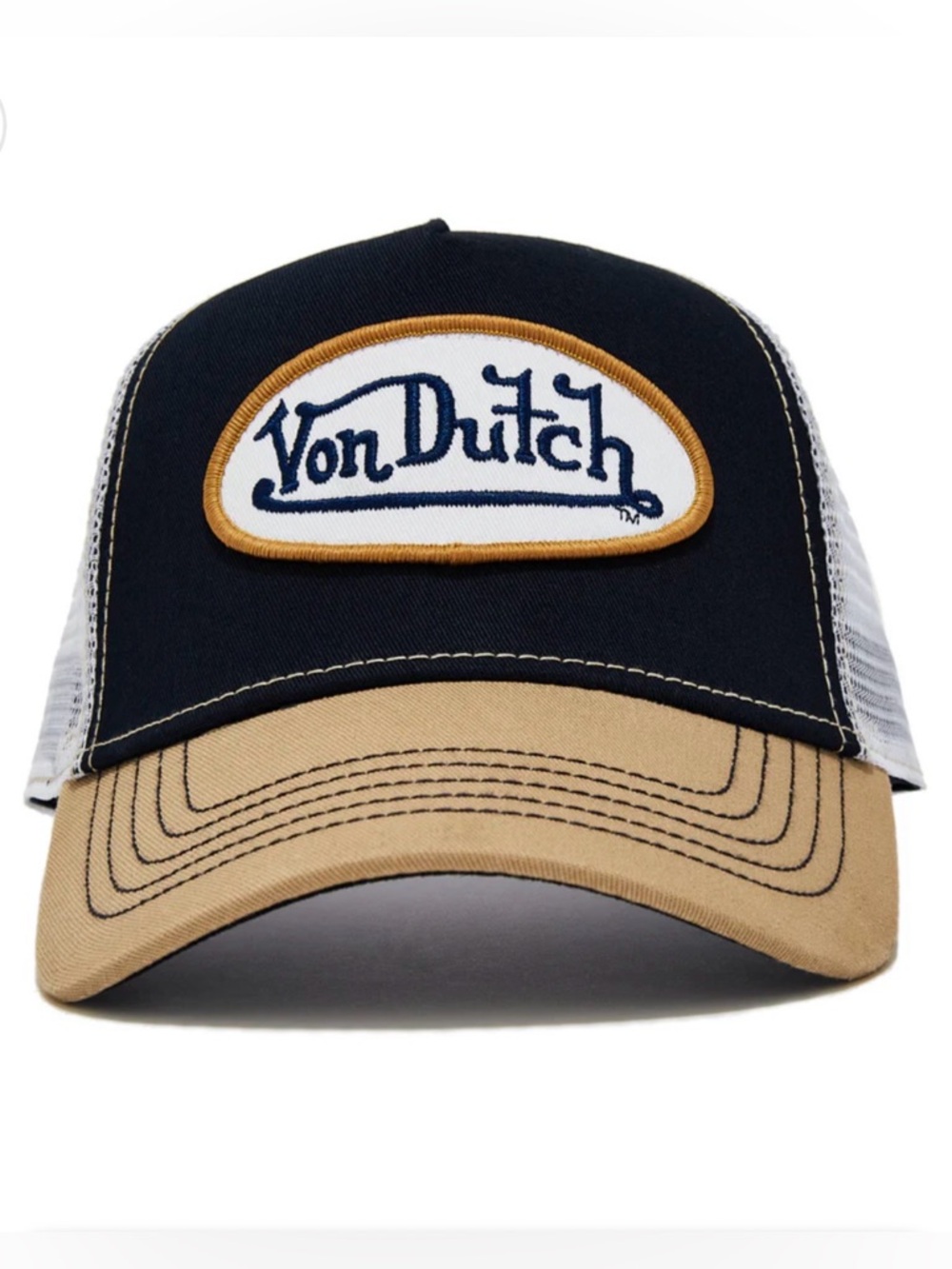 Von Dutch Navy With Tan Trucker